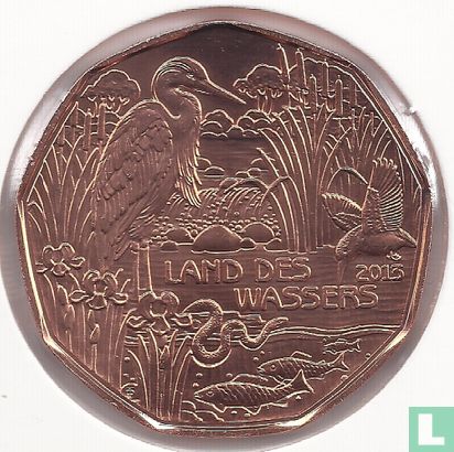 Austria 5 euro 2013 (copper) "Land des Wassers" - Image 1