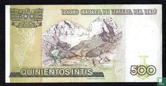 500 Intis Peru 1986 - Image 2