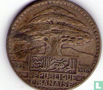 Lebanon 50 piastres 1929 - Image 1