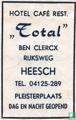Hotel Café Rest. "Total" - Image 1