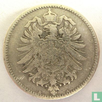 Empire allemand 1 mark 1878 (A) - Image 2
