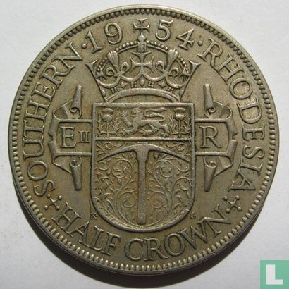 Südrhodesien ½ Crown 1954 - Bild 1