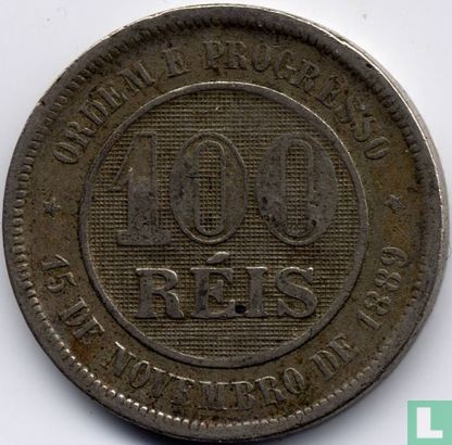 Brazil 100 réis 1898 - Image 2