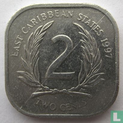 East Caribbean States 2 cents 1997 - Image 1
