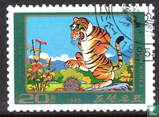Märchen: Igel schlägt den Tiger