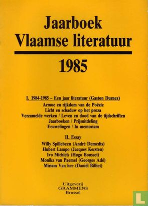 Jaarboek Vlaamse literatuur 1985 - Image 1