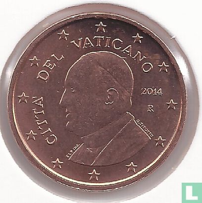 Vatican 1 cent 2014 - Image 1