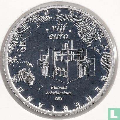 Netherlands 5 euro 2013 (PROOF) "Rietveld Schröder House" - Image 1