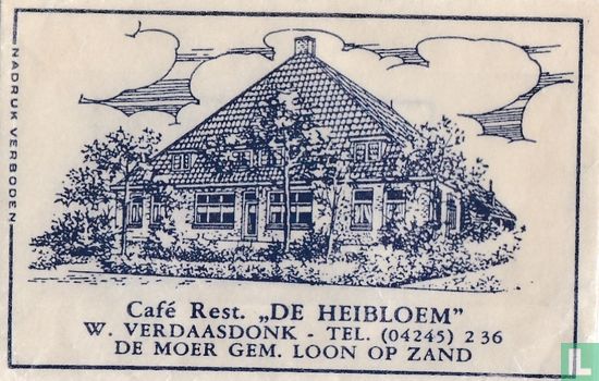 Café Rest. "De Heibloem"  - Image 1