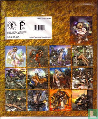 Shirow Masamune 2003 Calendar Thrilling - Image 2