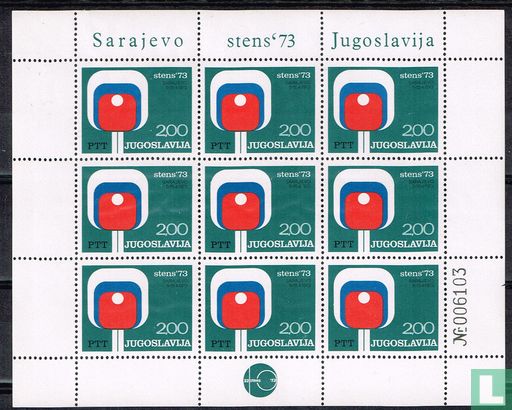 Tafeltennis Sarajevo 1973 