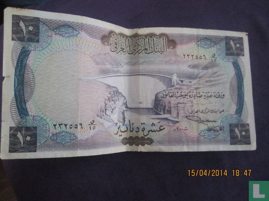10 Iraq Dinar - Image 1