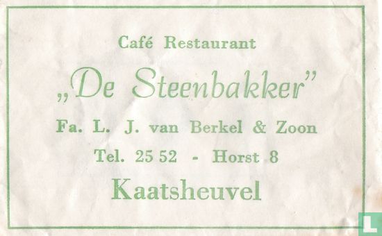 Café Restaurant "De Steenbakker" - Afbeelding 1