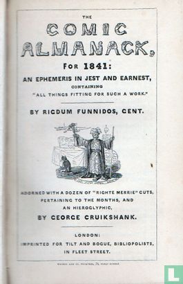 The Comic Almanack 1841/1842/1843 - Afbeelding 1