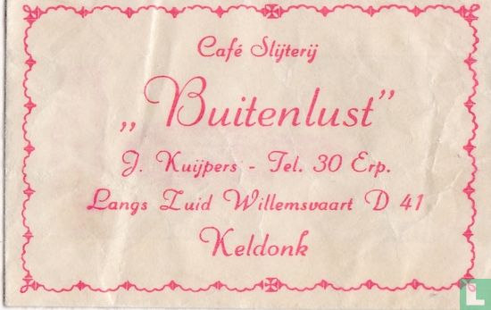 Café Slijterij "Buitenlust" - Image 1