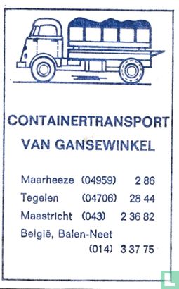 Containertransport Van Gansewinkel  - Bild 1