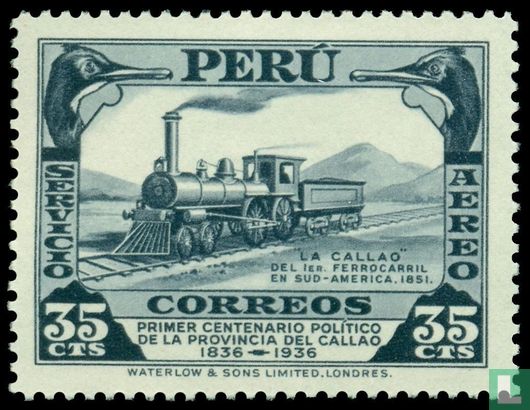 1. Eisenbahn „La Callao“ in Südamerika (1851)