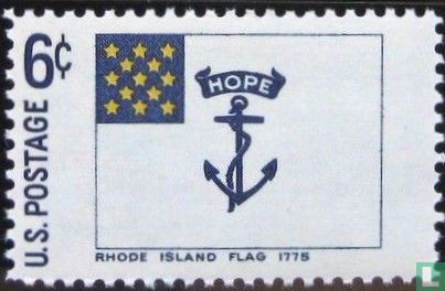 Rhode Island drapeau