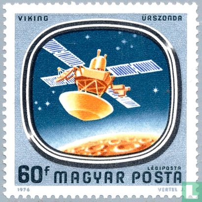 Viking space probe in orbit