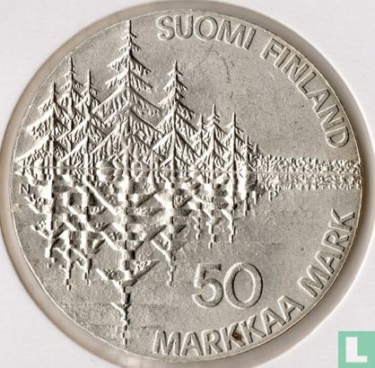 Finland 50 markkaa 1985 "150 years National epic Kalevala" - Afbeelding 2