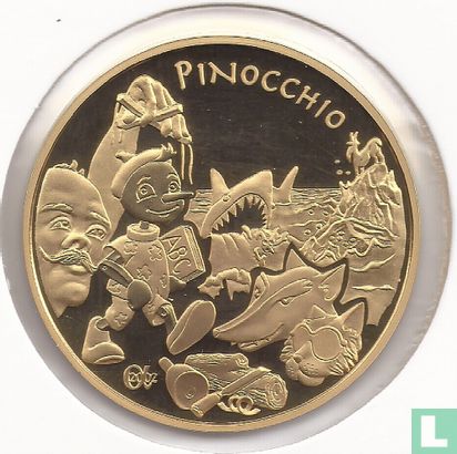 Frankrijk 20 euro 2002 (PROOF) "Pinocchio" - Afbeelding 2