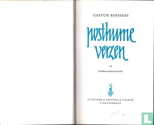 Posthume verzen - Image 3