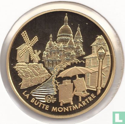 France 20 euro 2002 (PROOF) "La Butte Montmartre" - Image 2