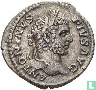Caracalla AD 198-217, AR Denarius Rome 209 - Afbeelding 2