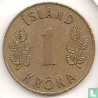 Island 1 Króna 1957 - Bild 2