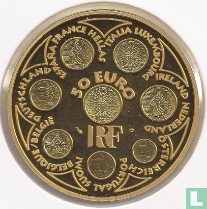 Frankreich 50 Euro 2002 (PP) "Introduction of the euro" - Bild 2