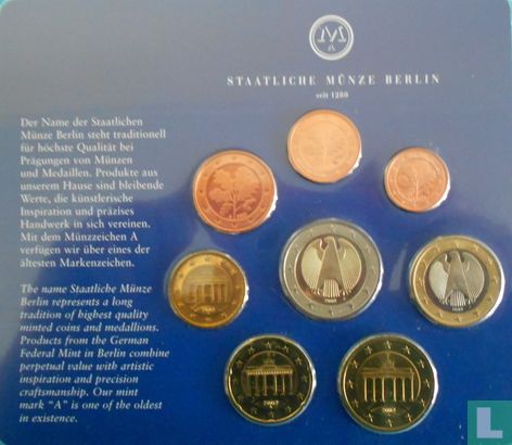 Duitsland jaarset 2002 (A) "Reichstag - Berlin" - Afbeelding 2