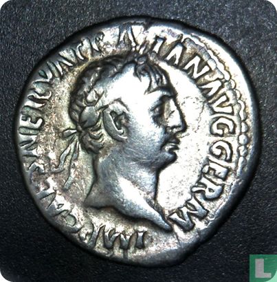 Romeinse rijk, AR Denarius, 98-117 AD, Trajanus, Rome, 98-99 AD - Afbeelding 1