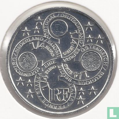 Frankrijk ¼ euro 2003 "1st anniversary of the euro" - Afbeelding 2