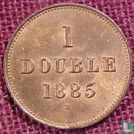 Guernsey 1 double 1885 - Image 1