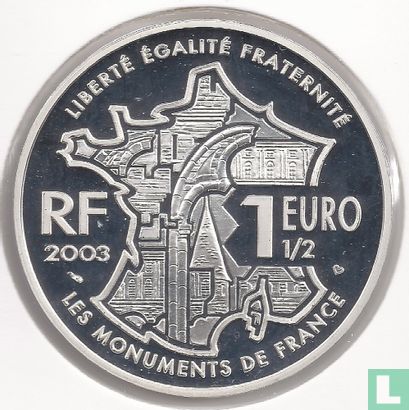 Frankrijk 1½ euro 2003 (PROOF) "Château de Chambord" - Afbeelding 1