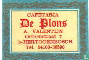 Cafetaria De Plons - A.Valentijn