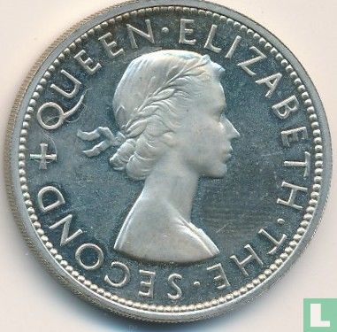 Rhodésie et Nyassaland ½ crown 1955 (BE - argent) - Image 2