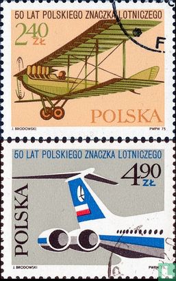 50 jaar Poolse luchtpostzegels