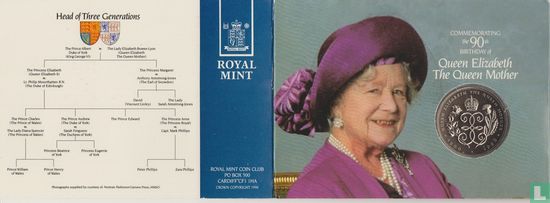 Commemorating the 90th birthday of queen Elizabeth the queen mother - Afbeelding 1