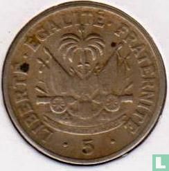 Haiti 5 centimes 1970 - Image 2