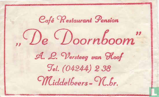 Café Restaurant Pension "De Doornboom" - Image 1