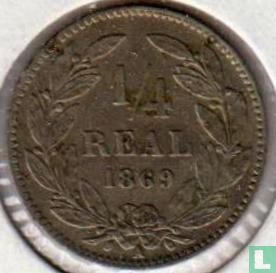 Honduras ¼ real 1869 - Image 1