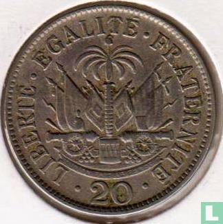 Haïti 20 centimes 1907 - Image 2