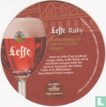 Leffe Ruby Authentique et saveurs fruits rouges / Pour vous offre d'abonnement au magazine Leffervescence - Image 1