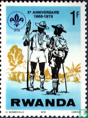 10e anniversaire scoutisme Rwanda