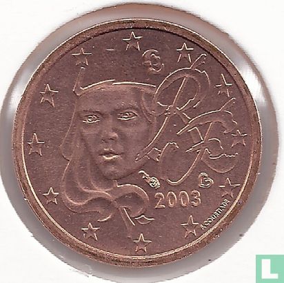 France 1 cent 2003 - Image 1