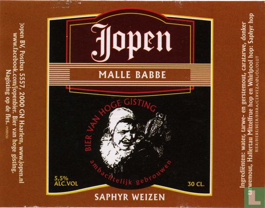 Jopen Malle Babbe (30 cl) - Image 1