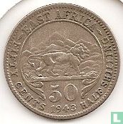 Afrique de l'Est 50 cents 1943 - Image 1