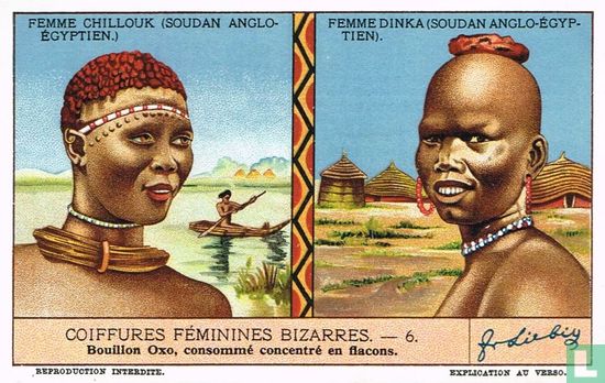 Femme chillouk (Soudan Anglo-Egyptien) - Femme dinka (Soudan Anglo-Egyptien)