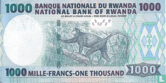 Rwanda 1000 Francs 2008 - Afbeelding 2